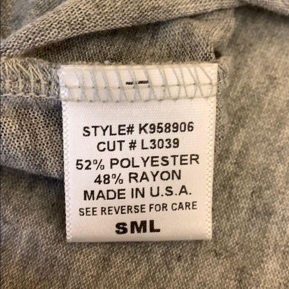 Emma & Sam Gray Racerback Tank Size Small - Picture 5 of 8